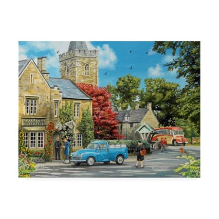 Trevor Mitchell 'At The Vicarage' Canvas Art,35x47